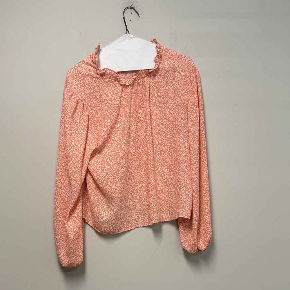 Floral Peach Blouse